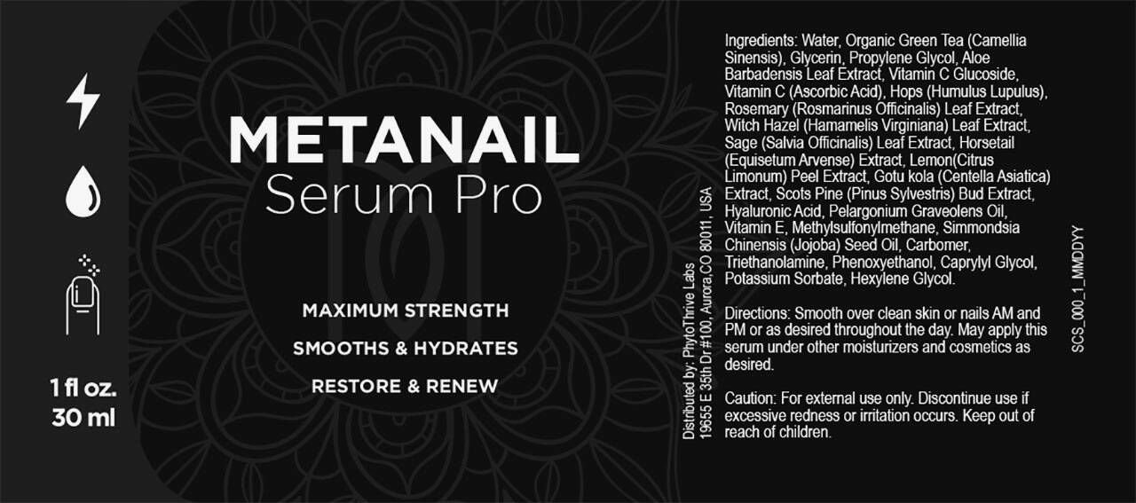 Metanail Serum Pro Ingredients